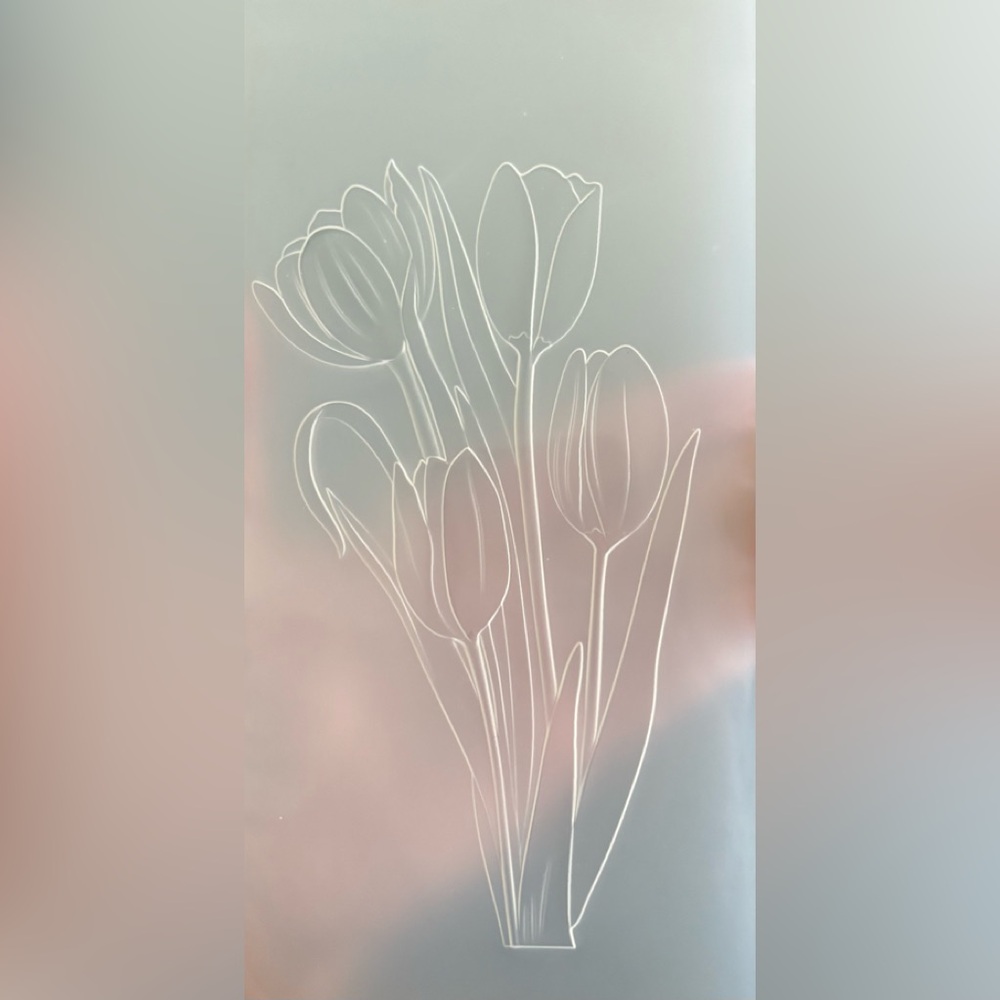 Lisa Horton Crafts Embossing Folder with die - Spring Tulips - Picture 2 of 3